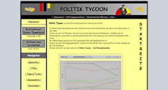 Desktop Screenshot of politik-tycoon.de