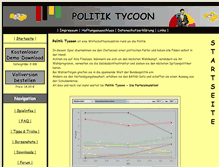Tablet Screenshot of politik-tycoon.de